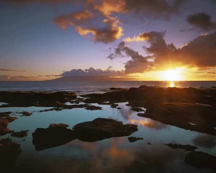 Framed Print : USA, Hawaii, Maui, Sunset from Napili Point Framed Print : USA, Hawaii, Maui, Sunset from Napili Point