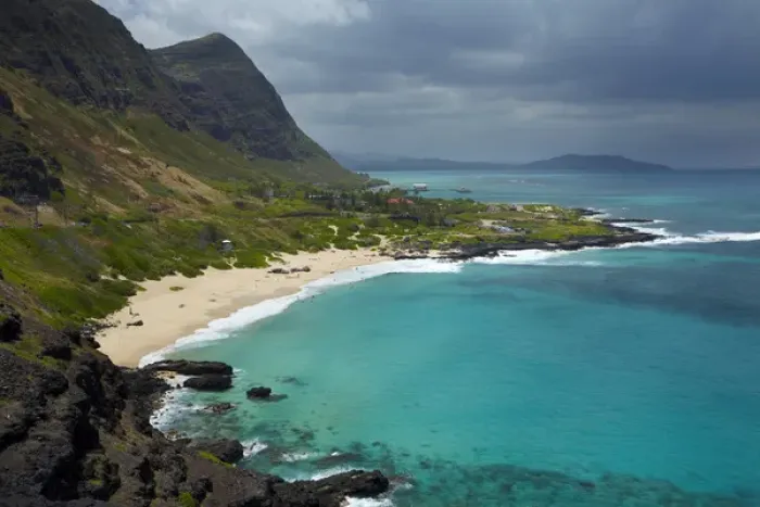 Framed Print : USA, Hawaii, Oahu, Makapu u Beach