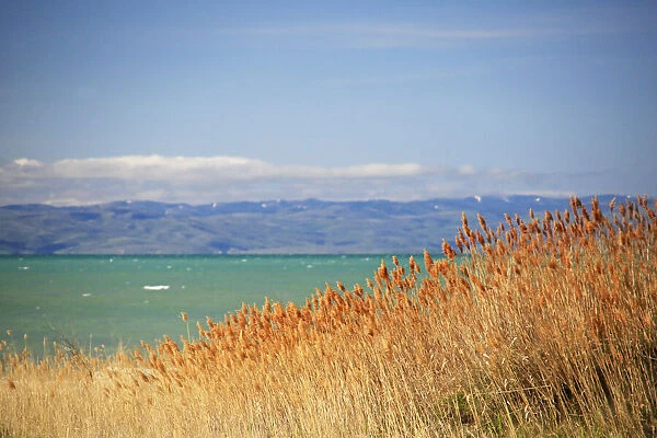USA, Idaho, Bear Lake. View of Bear lake with turquoise waters