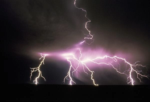 USA, Idaho. Lightning