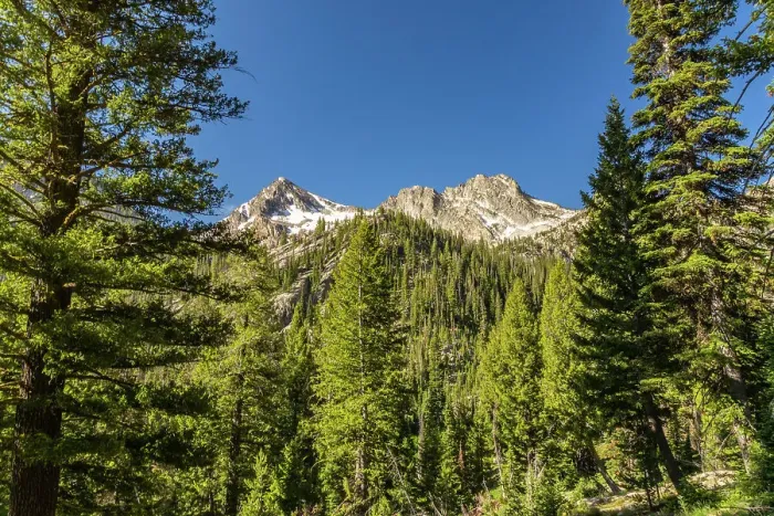 Framed Print : USA, Idaho, Sawtooth Wilderness. Mountain and valley landscape Framed Print : USA, Idaho, Sawtooth Wilderness. Mountain and valley landscape