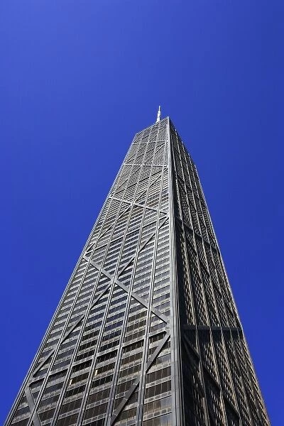 USA, Illinois, Chicago. The Hancock Building in downtown