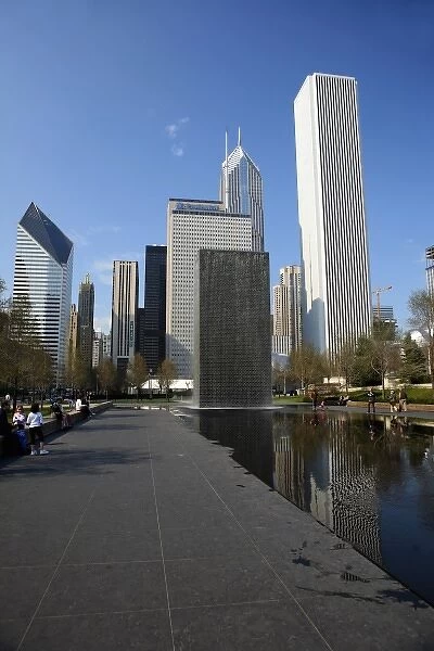 USA, Illinois, Chicago. Millenium Park