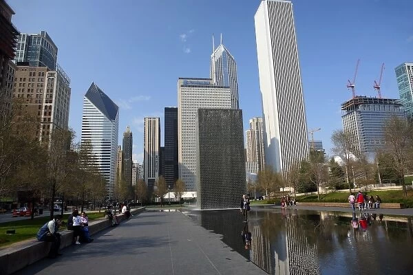 USA, Illinois, Chicago. Millenium Park