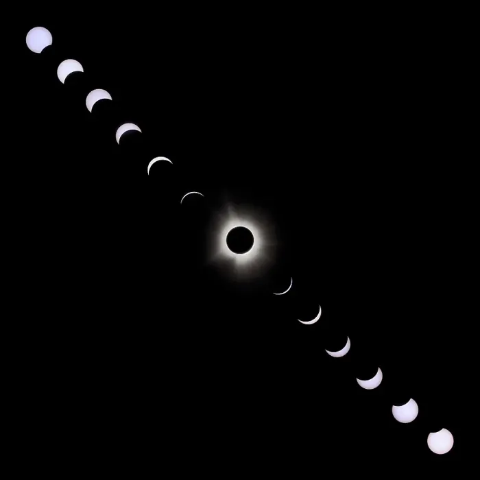 Framed Print : USA, Indiana, Carmel. Composite of total solar eclipse progression. ©Wendy Kaveney / Jaynes Gallery / DanitaDelimont.com Framed Print : USA, Indiana, Carmel. Composite of total solar eclipse progression. ©Wendy Kaveney / Jaynes Gallery / DanitaDelimont.com