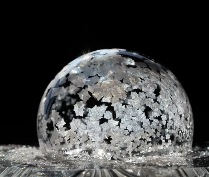 Framed Print : USA, Indiana, Carmel. Frozen soap bubble on a crystal glass base. ©Wendy Kaveney / Jaynes Gallery / DanitaDelimont.com Framed Print : USA, Indiana, Carmel. Frozen soap bubble on a crystal glass base. ©Wendy Kaveney / Jaynes Gallery / DanitaDelimont.com