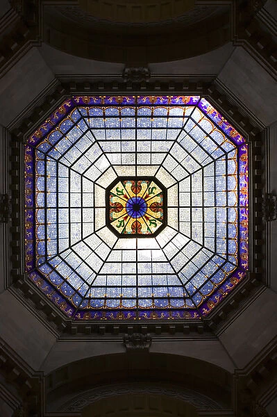 USA-Indiana-Indianapolis: Indiana State Capitol-Dome Interior