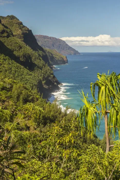 Framed Print : USA, Kauai, Coast. Coastline and ocean landscape Framed Print : USA, Kauai, Coast. Coastline and ocean landscape