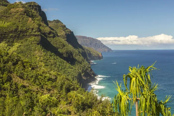 Framed Print : USA, Kauai, Na Pali Coast. Coastline and ocean landscape Framed Print : USA, Kauai, Na Pali Coast. Coastline and ocean landscape