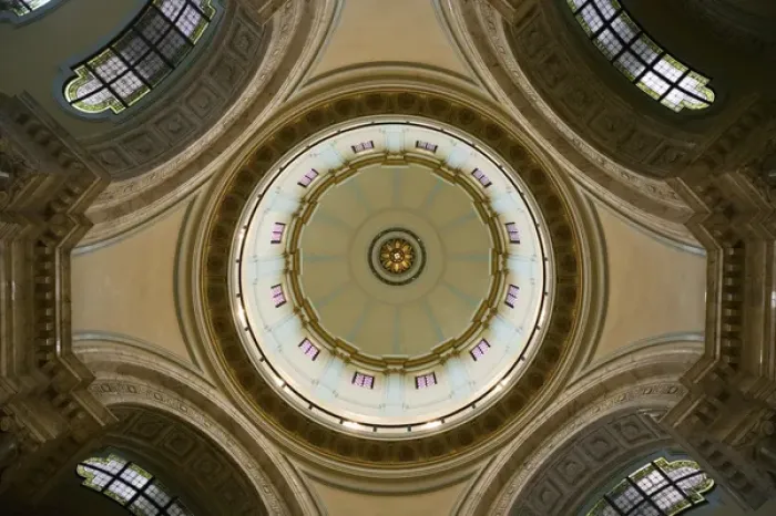 Framed Print : USA-Kentucky-Frankfort: Kentucky State Capitol / Interior of the Dome Framed Print : USA-Kentucky-Frankfort: Kentucky State Capitol / Interior of the Dome