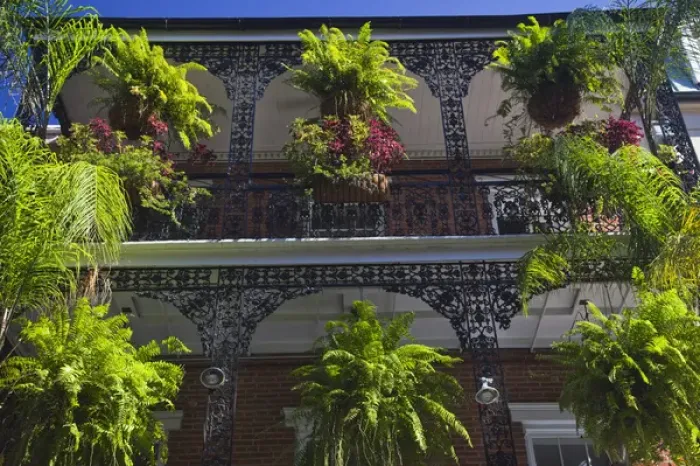 Framed Print : USA, Louisiana, New Orleans. French Quarter, balcony Framed Print : USA, Louisiana, New Orleans. French Quarter, balcony
