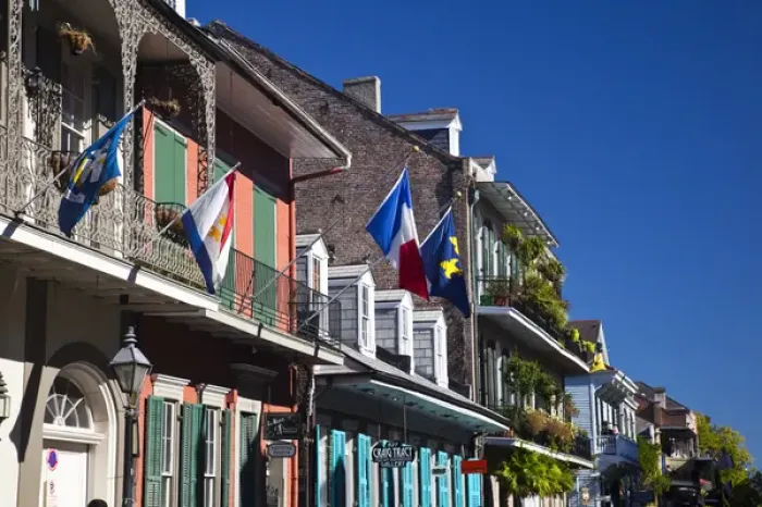 Framed Print : USA, Louisiana, New Orleans. French Quarter, building detail Framed Print : USA, Louisiana, New Orleans. French Quarter, building detail