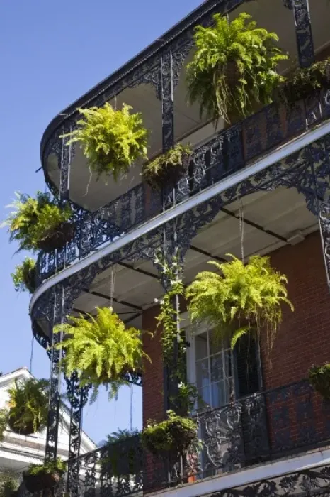 Framed Print : USA, Louisiana, New Orleans. French Quarter, balcony Framed Print : USA, Louisiana, New Orleans. French Quarter, balcony