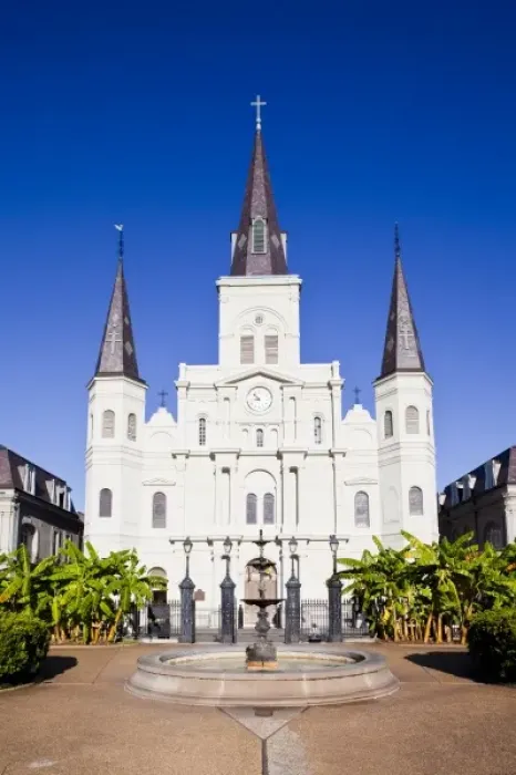Framed Print : USA, Louisiana, New Orleans. French Quarter, Jackson Square, St. Louis Cathedral Framed Print : USA, Louisiana, New Orleans. French Quarter, Jackson Square, St. Louis Cathedral