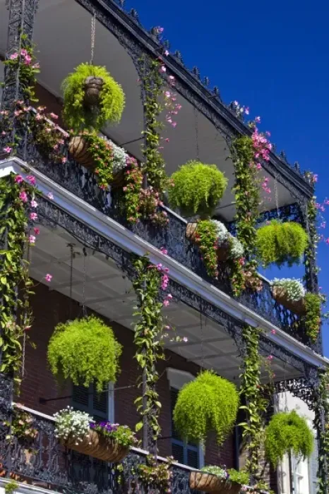 Framed Print : USA, Louisiana, New Orleans. French Quarter, balcony Framed Print : USA, Louisiana, New Orleans. French Quarter, balcony