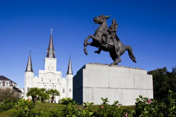 Framed Print : USA, Louisiana, New Orleans. French Quarter Jackson Square, St. Louis Cathedral Framed Print : USA, Louisiana, New Orleans. French Quarter Jackson Square, St. Louis Cathedral