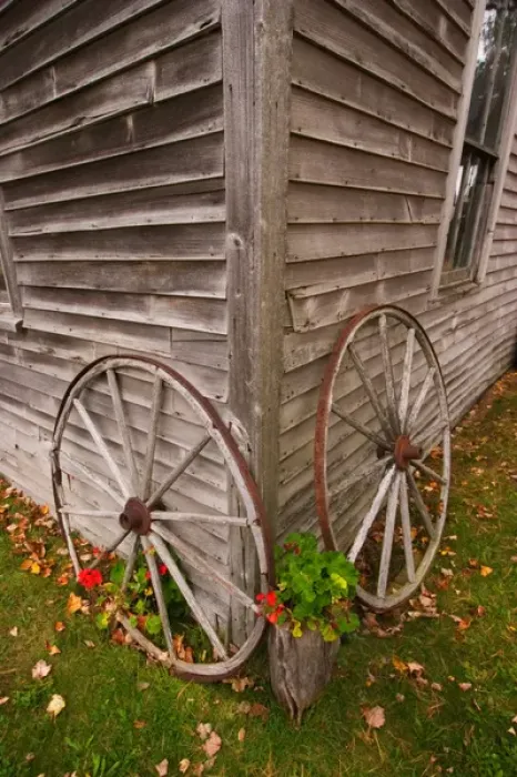 Framed Print : 07. USA, Main. Wagon Wheels Framed Print : 07. USA, Main. Wagon Wheels