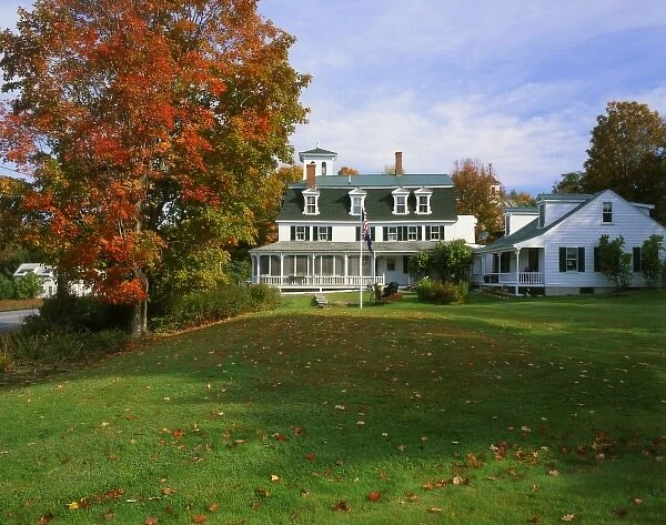 USA, Maine. Center Lovell Inn Bed & Breakfast located in the foothills of the White Mountains