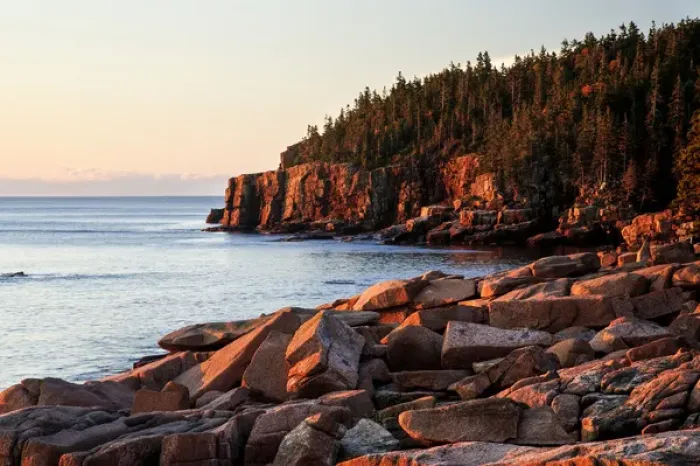 Framed Print : USA, Maine, Coastline, Acadia National Park, Sunrise Framed Print : USA, Maine, Coastline, Acadia National Park, Sunrise