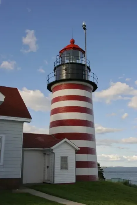 Framed Print : USA, Maine, Lubec. West Quoddy Head LIghthouse Framed Print : USA, Maine, Lubec. West Quoddy Head LIghthouse