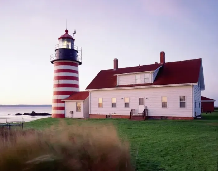 Framed Print : USA, Maine, Lubec, West Quoddy Head Lighthouse Framed Print : USA, Maine, Lubec, West Quoddy Head Lighthouse
