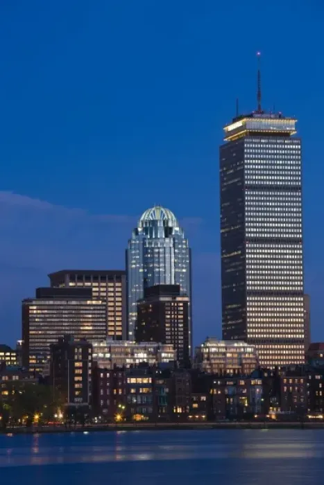 Framed Print : USA, Massachusetts, Boston. Back Bay, evening Framed Print : USA, Massachusetts, Boston. Back Bay, evening