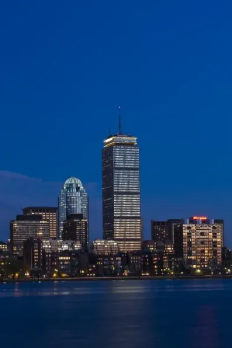 Framed Print : USA, Massachusetts, Boston. Back Bay, evening Framed Print : USA, Massachusetts, Boston. Back Bay, evening