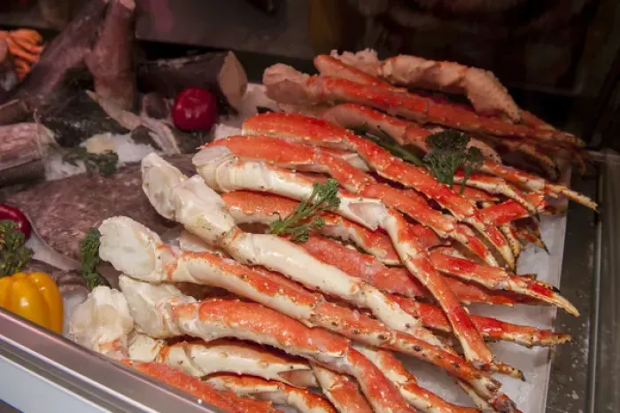 Framed Print : USA, Massachusetts, Boston, Boston Food and Restaurant Show, King crab legs Framed Print : USA, Massachusetts, Boston, Boston Food and Restaurant Show, King crab legs