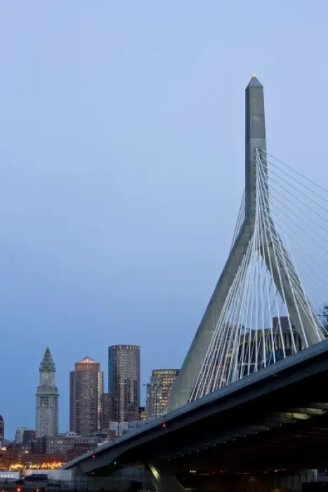 Framed Print : USA, Massachusetts, Boston. The Zakim Bridge Framed Print : USA, Massachusetts, Boston. The Zakim Bridge