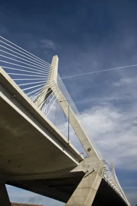 Framed Print : USA, Massachusetts, Boston. The Zakim Bridge Framed Print : USA, Massachusetts, Boston. The Zakim Bridge