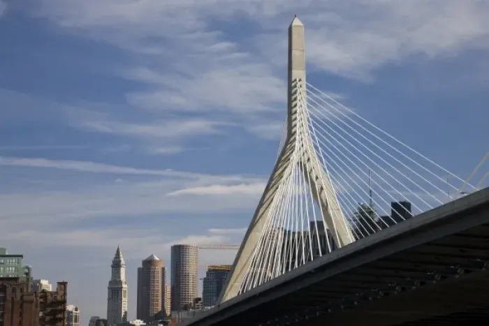 Framed Print : USA, Massachusetts, Boston. The Zakim Bridge Framed Print : USA, Massachusetts, Boston. The Zakim Bridge
