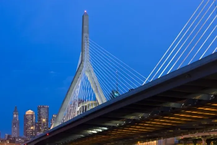 Framed Print : USA, Massachusetts, Boston. The Zakim Bridge Framed Print : USA, Massachusetts, Boston. The Zakim Bridge