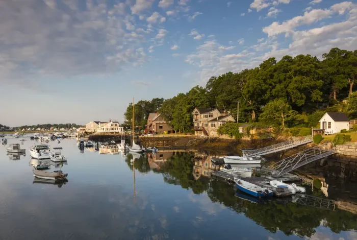 Framed Print : USA, Massachusetts, Cape Ann, Annisquam, Lobster Cove