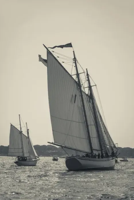 Framed Print : USA, Massachusetts, Cape Ann, Gloucester, Americas Oldest Seaport, Annual Schooner Framed Print : USA, Massachusetts, Cape Ann, Gloucester, Americas Oldest Seaport, Annual Schooner