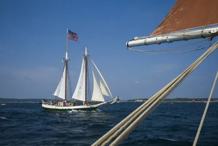 Framed Print : USA, Massachusetts, Cape Ann, Gloucester, Americas Oldest Seaport, Annual Schooner Framed Print : USA, Massachusetts, Cape Ann, Gloucester, Americas Oldest Seaport, Annual Schooner