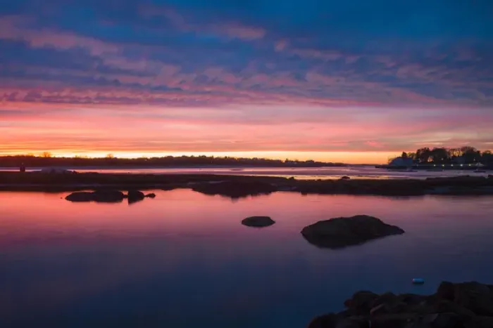 Framed Print : USA, Massachusetts, Cape Ann, Gloucester, sunset on the Annisquam River Framed Print : USA, Massachusetts, Cape Ann, Gloucester, sunset on the Annisquam River