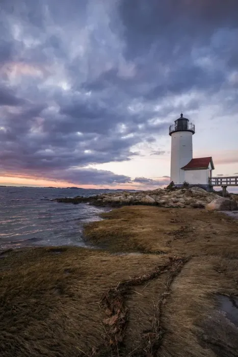 Framed Print : USA, Massachusetts, Cape Ann, Gloucester, Annisquam Lighthouse