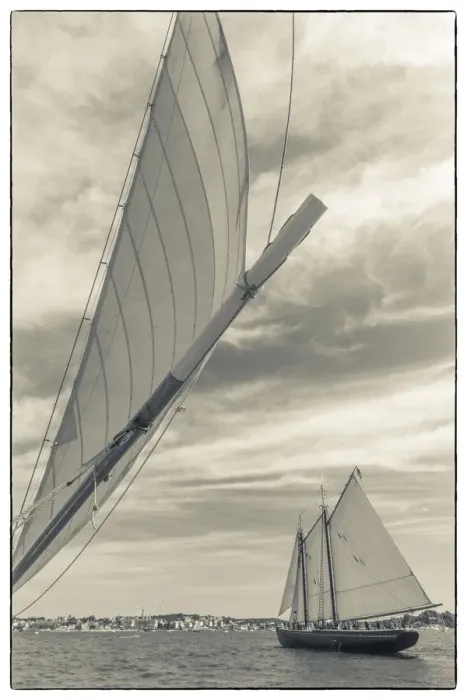 Framed Print : USA, Massachusetts, Cape Ann, Gloucester. Gloucester Schooner Festival, schooners