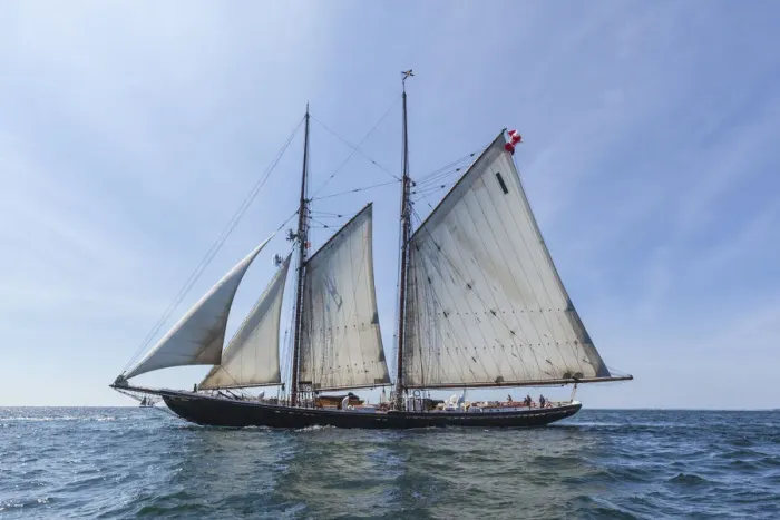 Framed Print : USA, Massachusetts, Cape Ann, Gloucester. Gloucester Schooner Festival
