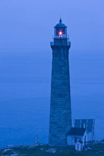 USA, Massachusetts, Cape Ann, Rockport. Thatcher Island, South Lighthouse Tower