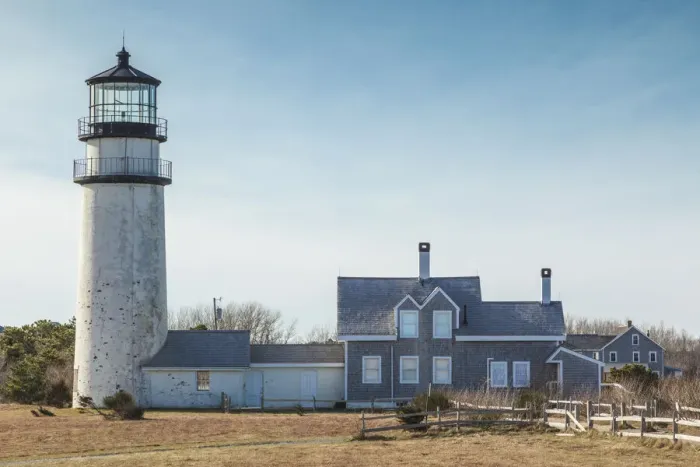 Framed Print : USA, Massachusetts, Cape Cod, North Truro. Highland Light Framed Print : USA, Massachusetts, Cape Cod, North Truro. Highland Light