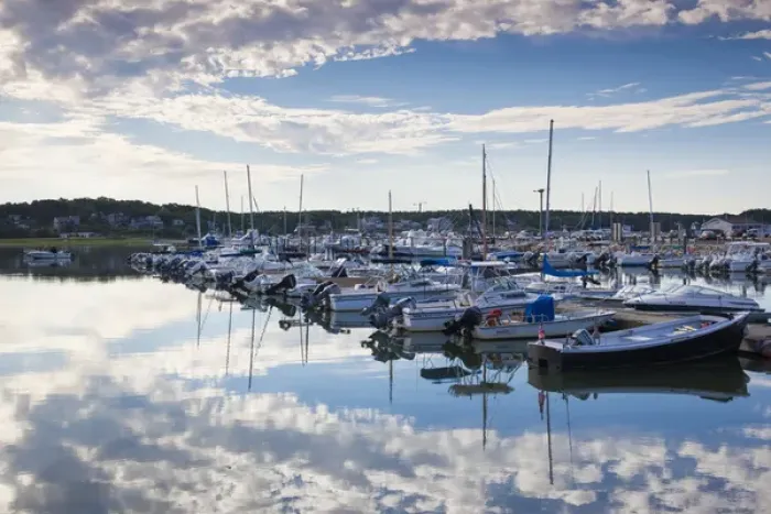 Framed Print : USA, Massachusetts, Cape Cod, Wellfleet, town marina, morning Framed Print : USA, Massachusetts, Cape Cod, Wellfleet, town marina, morning