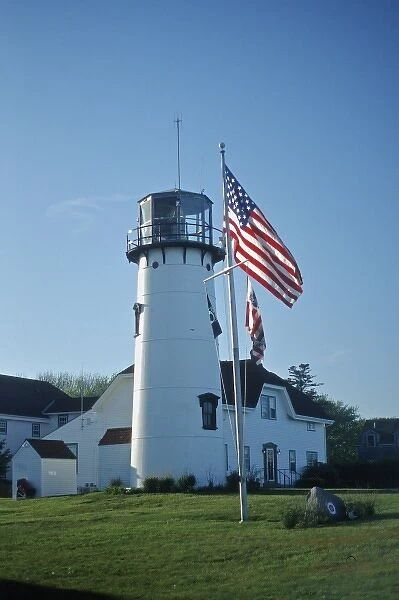 USA, Massachusetts, Chatham. Chatham Light lighthouse