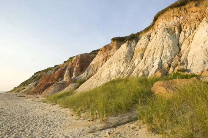 Framed Print : USA-MASSACHUSETTS-Marthas Vineyard: Aquinnah / Gay Head- Gay Head Cliffs Framed Print : USA-MASSACHUSETTS-Marthas Vineyard: Aquinnah / Gay Head- Gay Head Cliffs
