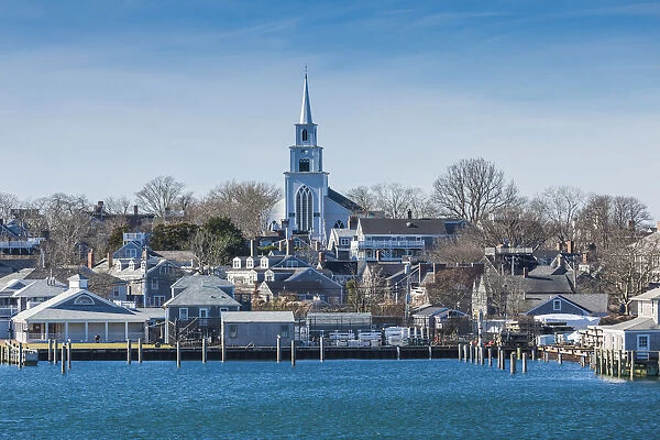 USA, Massachusetts, Nantucket Island. Nantucket Town, First Congregational Church