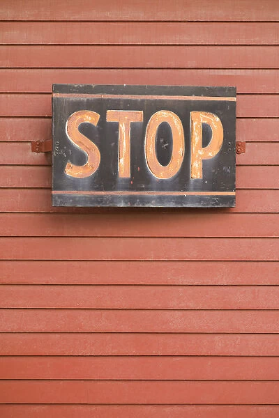 USA, Massachusetts, North Adams, stop sign