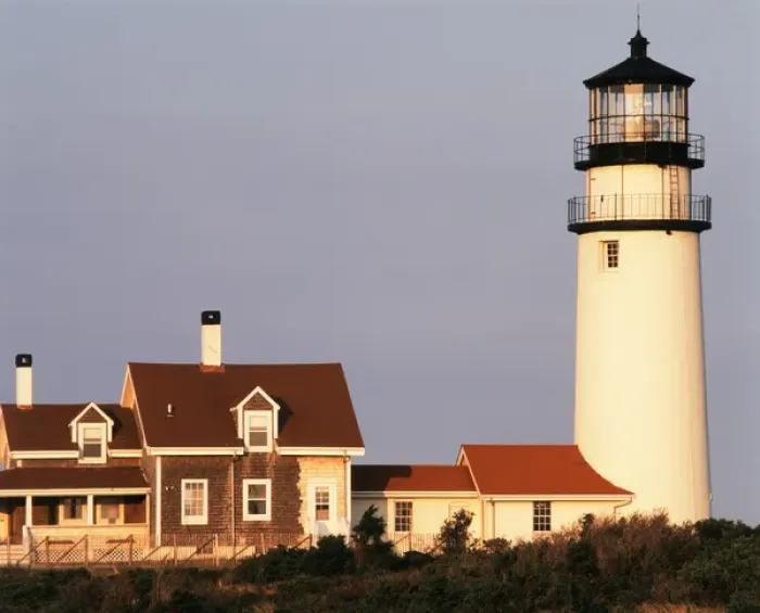 Framed Print : USA, Massachusetts, North Truro, Cape Cod, View of Cape Cod lighthouse Framed Print : USA, Massachusetts, North Truro, Cape Cod, View of Cape Cod lighthouse
