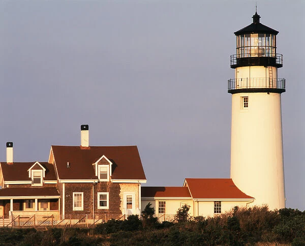 USA, Massachusetts, North Truro, Cape Cod, View of Cape Cod lighthouse
