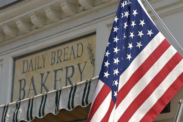 USA; Massachusetts; Stockbridge; Daily Bread Bakery sign
