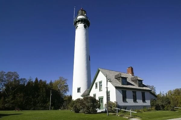 USA, Michigan, Lake Huron Shore: Presque Isle, Presque Isle Lighthouse Park